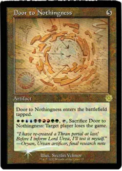 Door to Nothingness (Schematic) 77 The Brothers' War: Retro Frame NM Foil MTG - Image 1