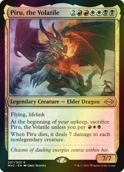 MTG Piru, the Volatile Foil ** Modern Horizons 2 ** English - Image 1