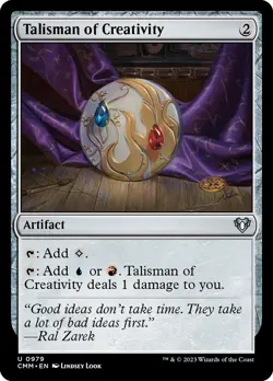 MTG Talisman of Creativity ** Commander Masters ** English - Image 1