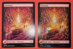 MTG, MAGIC: 2X PLAY SET, DSK, MOUNTAIN, 0275 - NM - REGULAR & FOIL FINISH - Image 1