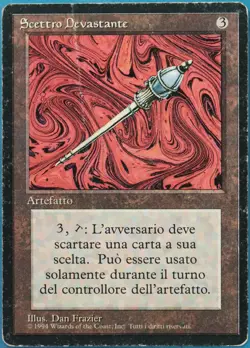 Disrupting Scepter (BB 1994) Revised (ITALIAN) VHP/DAMAGED (518800) - Image 1