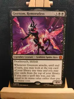 Gwenom, Remorseless 0056 - Marvel's Spider-Man - Mythic - NM - MTG - Image 1
