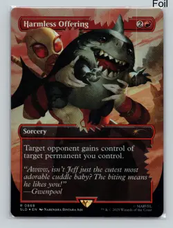 MTG Harmless Offering (Rainbow Foil) Foil R Secret Lair Drop Series 868 NM - Image 1