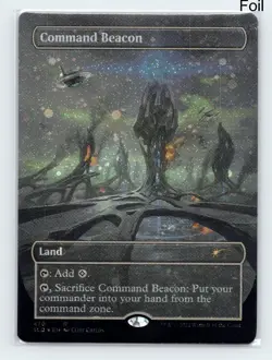 MTG Command Beacon (Borderless) (Galaxy Foil) Foil R Secret Lair Drop 470 NM - Image 1