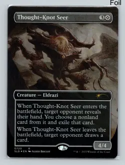 MTG Thought-Knot Seer Foil R Secret Lair Drop Series 720 NM - Image 1