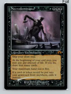 MTG Necrodominance (Retro Frame) Foil M Modern Horizons 3 411 NM - Image 1