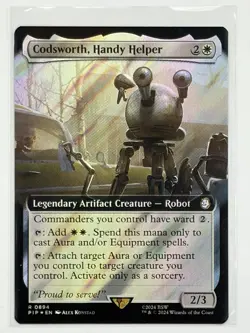 Codsworth, Handy Helper (Extended Art) (Surge Foil) Universes Beyond: Fallout... - Image 1
