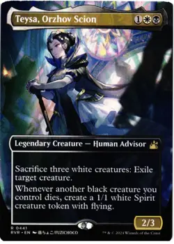Teysa, Orzhov Scion (Anime Borderless) 441 R Ravnica Remastered NM MTG - Image 1