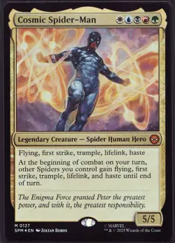 Cosmic Spider-Man - 127 Foil MTG SPM - Image 1
