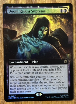 MTG Marvel Super Heroes, Doom Reigns Supreme - Extended Art Foil - Image 1