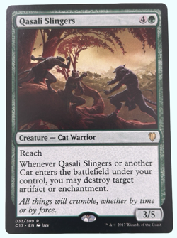 Qasali Slingers, Commander 2017, NM Near Mint, Magic the Gathering MTG - Image 1
