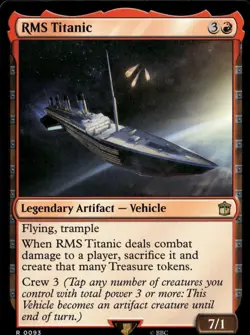 RMS Titanic 93 Rare Universes Beyond: Doctor Who Magic: The Gathering Near Mint - Image 1
