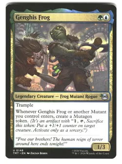 Genghis Frog 0148 Rare Teenage Mutant Ninja Turtles Magic: The Gathering NM - Image 1