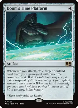Doom's Time Platform - #103 - CMR: Marvel Super Heroes - NM MTG - Image 1