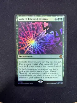Web of Life and Destiny (FOIL) Marvel Spider-Man - Magic (MTG) - Image 1