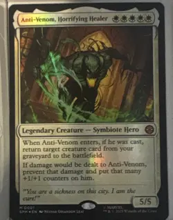 Anti-Venom, Horrifying Healer Foil Mythic Regular EN #0001 MTG - Image 1