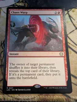 Chaos Warp 221 Commander: The Lost Caverns of Ixalan Magic: The Gathering NM - Image 1