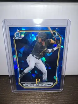 2026 Bowman Sapphire Edward Florentino Chrome 1st Prospect #BCP-82 Pirates - Image 1