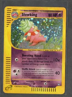Slowking H22/H32 Holo Holo Rare Aquapolis Pokemon Holo Lightly Played - Image 1