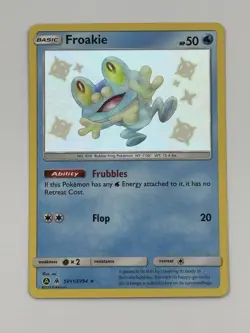 Froakie SV11/SV94 Hidden Fates: Shiny Vault Holo Pokemon Card Single - Image 1