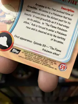 1999 Topps Pokemon Arcanine #59 Foil, Vintage Collectible Card, LP Condition - Image 4