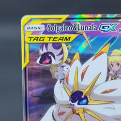 Pokemon TCG Solgaleo & Lunala GX 75/236 Tag Team Cosmic Eclipse Holo - Image 3