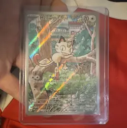 The Pokemon Company Meowth 106/094 Paldea Evolved Illustration Rare Holo EN - Image 1