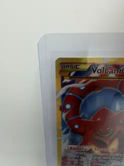 Pokemon Volcanion EX 115/114 Steam Siege Secret Rare Holo Full Art - Image 2
