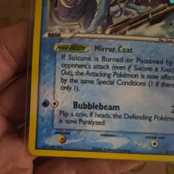 Pokemon Card Suicune 4/17 Pop Series Promos 2 Holo Foil Rare Lightly Played LP - Image 4