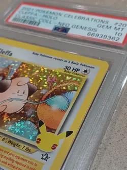 PSA 10 Gem Mint Cleffa 20/111 Celebrations Classic Collection Pokemon Card - Image 2