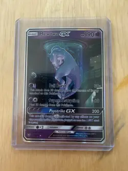 Pokemon Mewtwo GX 78/73 Shining Legends Secret Rare Holo Full Art Eng 2017 - Image 1