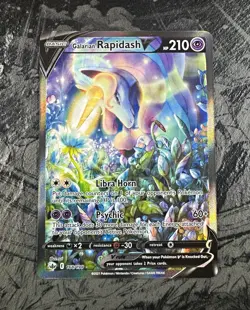 The Pokemon Company Galarian Rapidash V 168/198 Alt FA Holo EN 2021 - Image 1