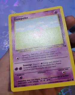 Slowpoke 55/62 Fossil 1999 Pokemon Card NM - Image 4