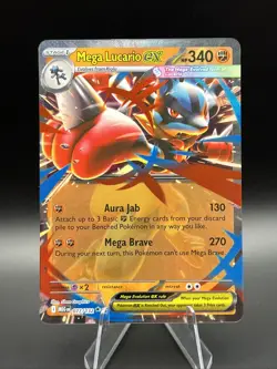 Pokemon Mega Lucario EX Mega Evolutions Card 77/132 - Image 1