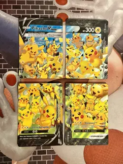 Pokemon TCG Pikachu V Union FULL SET OF 4 Near Mint FAST SHIPPING - Image 1