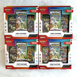 Pokemon TCG First Partner Illustration Collection Box Series 2 | SEALED x4 - Image 1