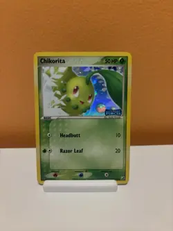 Pokemon TCG - Chikorita (51/115) Stamped EX Unseen Forces - Reverse Holo - MP - Image 1