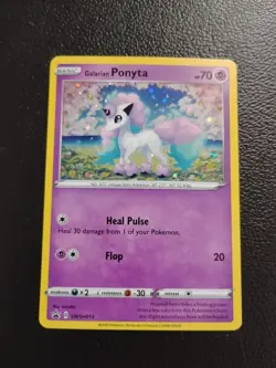 GALARIAN PONYTA SWSH013 HOLO PROMO SWORD & SHIELD PROMO POKEMON NM Cosmo - Image 1