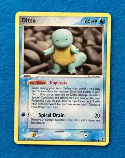 Pokemon TCG Ditto (Squirtle) 064/113 Delta Species Common Regular English 60 HP - Image 1