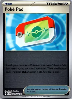 Poke Pad 081/088 Uncommon Perfect Order Pokemon Reverse Holo Near Mint - Image 1