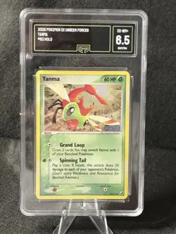 2005 Polemon Ex Unseen Forces Yanma Holo #50 - Image 1