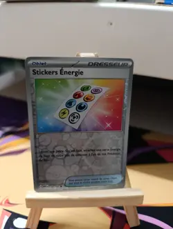 Carte Pokemon Stickers Energie 159/165 Pokemon 151 REVERSE Francais - Image 1