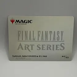 Sephiroth, Fabled SOLDIER - Art Card Final Fantasy: Art Series 44/53 MTG - LP - Image 2