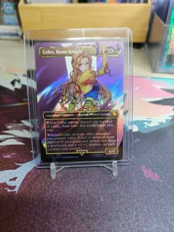 Celes, Rune Knight (Borderless) (Surge Foil) Commander: Final Fantasy Foil - Image 1