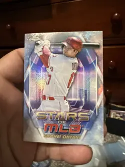Shohei Ohtani 2023 #SMLBC-33 Topps Chrome Series 2 Stars of MLB - Image 1