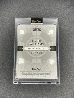 2023 5 Card Draw Caleb Williams King Of Hearts Rainbow Auto 1/1 Offers✅ - Image 2