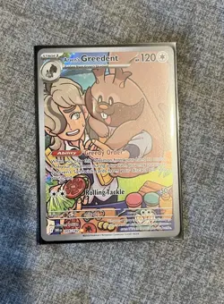 Pokemon TCG Arvens Greedent Illustration Rare Card 205/182 Destined Rivals NM/M - Image 1