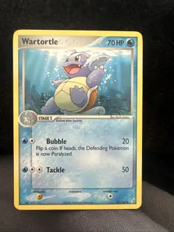 Pokemon TCG Wartortle EX Crystal Guardians 42/100 Regular Uncommon - Image 1