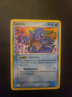 Squirtle TCG Crystal Guardians Card 64/100 Regular Common Non-Holo - NM - Image 1