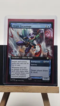 Dirgur Focusmage - Secrets of Strixhaven - Extended Art - Regular - MT/NM - Image 1